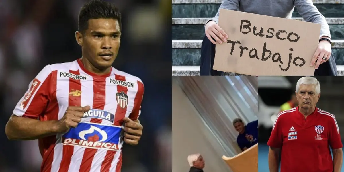 Teófilo Gutiérrez se reencontró con Julio Comesaña quien también fue borrado en Junior