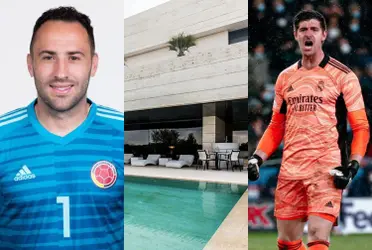 Thibaut Courtois tiene una lujosa mansión en España, pero David Ospina en Colombia no tiene nada que envidiarle.