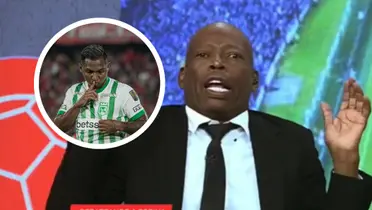 ¡Tino Asprilla "frena" a Morelos! El video que es viral.  Foto: Nacionaloficial y Captura de ESPN
