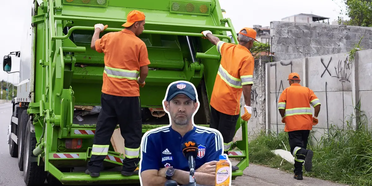 Trabajadores de una empresa de aseo