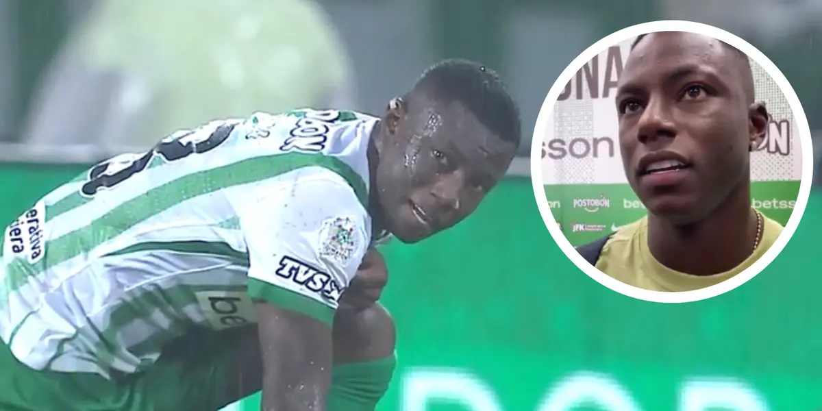 ¡Tremenda indirecta de Hinestroza en Nacional! ¿Por qué? Foto: Captura de X y Win Sports