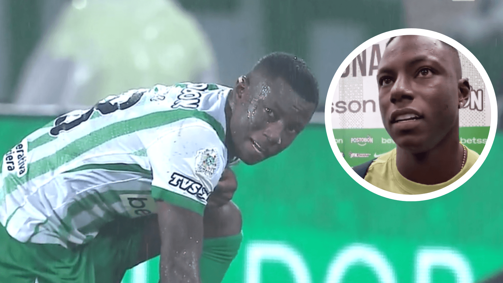 ¡Tremenda indirecta de Hinestroza en Nacional! ¿Por qué? Foto: Captura de X y Win Sports