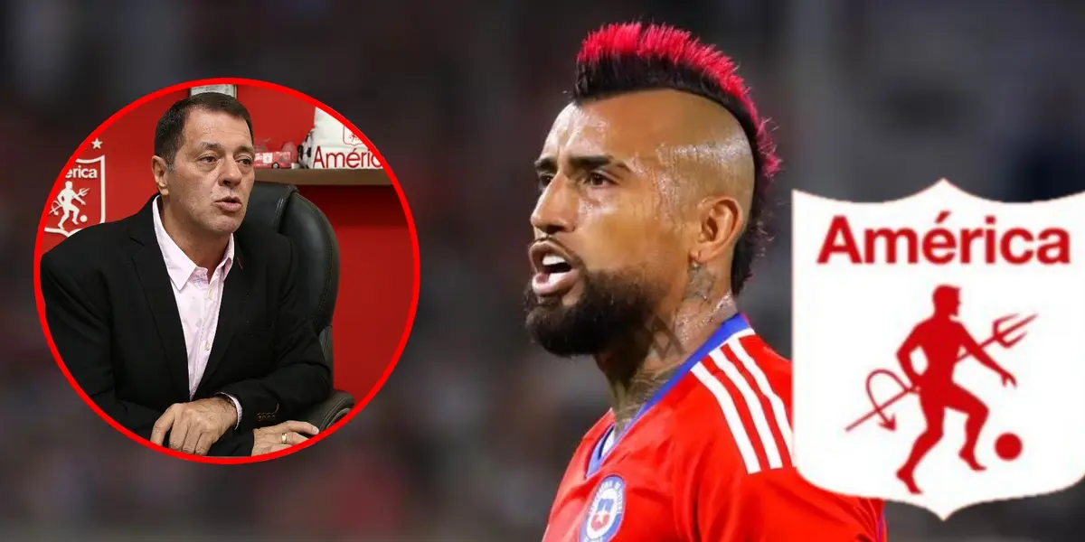 Tulio Gómez se hartó de esperar, así advierten a Arturo Vidal en América de Cali