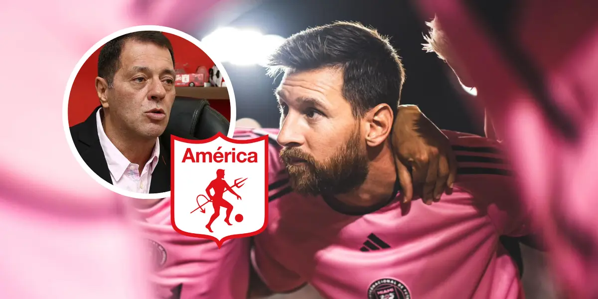 Tulio Gómez y Lionel Messi Foto: Lionel Messi oficial y RCN Radio