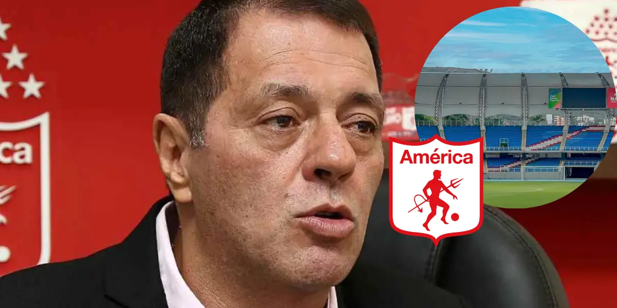 Tulio Gómez y sus picantes palabras en América de Cali Foto: RCN y Escudoteca