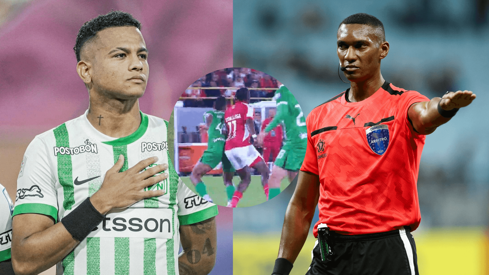 Ulloa sancionado por error del patido Santa Fe vs. Atléico Nacional