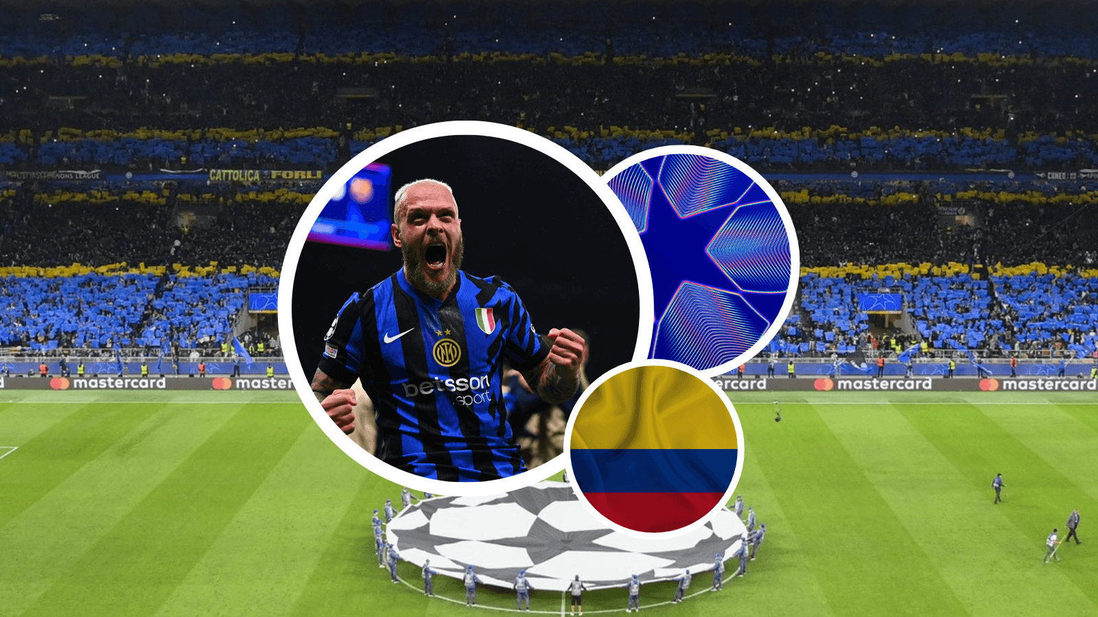 ¡Un colombiano en la hazaña del Inter! Mira dónde estuvo durante el triunfo ante el Barça Foto: Inter y Pexels