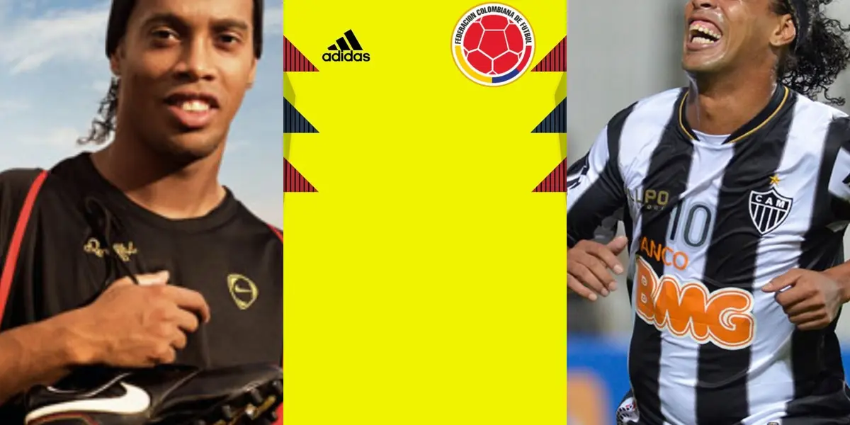 Un colombiano sufrió los últimos dribles de Ronaldinho antes de que el amazónico colgara los guayos.