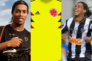 Un colombiano sufrió los últimos dribles de Ronaldinho antes de que el amazónico colgara los guayos.