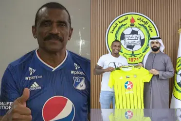 Un delantero colombiano que era del gusto de Arnoldo Iguarán no lo pensó dos veces y está tranquilo en los Emiratos Árabes Unidos ganando millones.