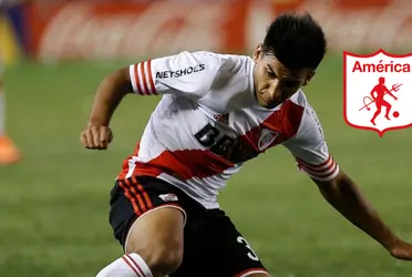 Un delantero que tuvo su formación en River Plate y ha jugado en conocidos clubes de Argentina es del interés de América de Cali, además, tiene el estilo de Matias Pisano.