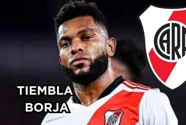 Un delantero regresaría a River Plate y podría borrar a Miguel Ángel Borja.