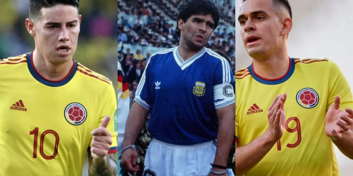Un destacado ex jugador europeo que se bailó a la Argentina de Diego Maradona habló de Rafael Santos Borré y James Rodríguez.