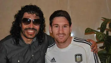 ¡Un encuentro de leyendas! La historia detrás de la foto de Higuita y Messi que nadie conocía. Foto: Instagram