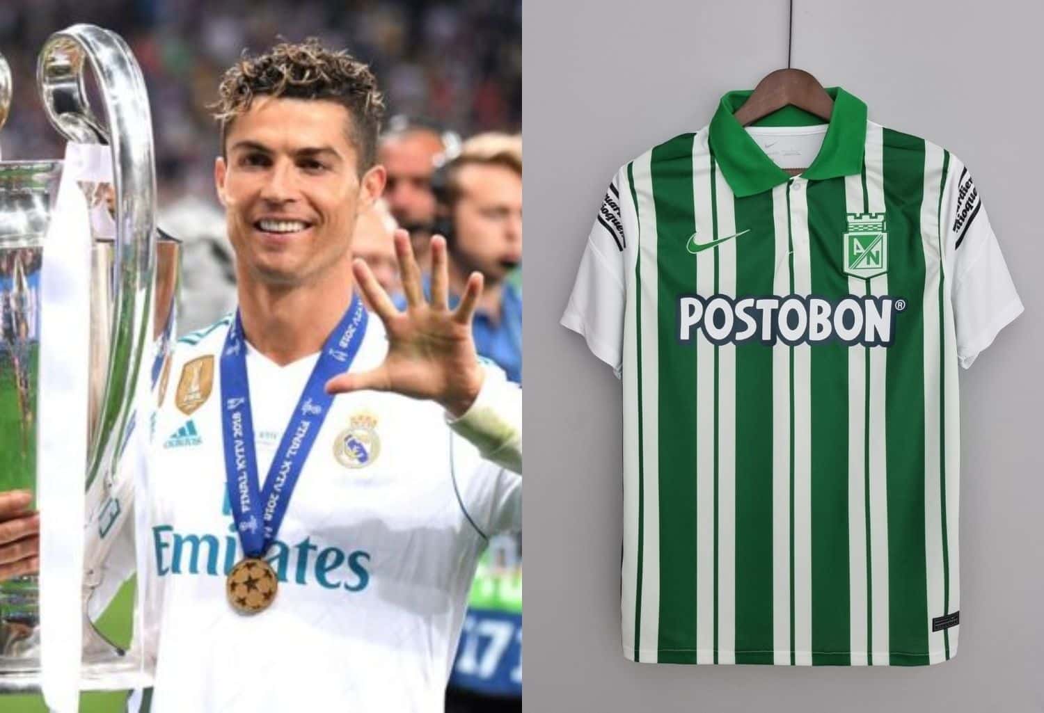 Un ex crack que brilló en el Real Madrid tiene la camiseta de Atlético Nacional en su museo.