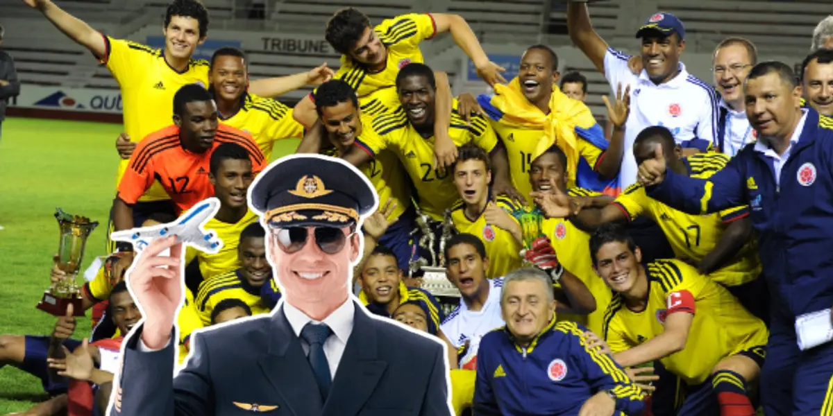 Un ex jugador de la Selección Colombia ahora es piloto de aviones