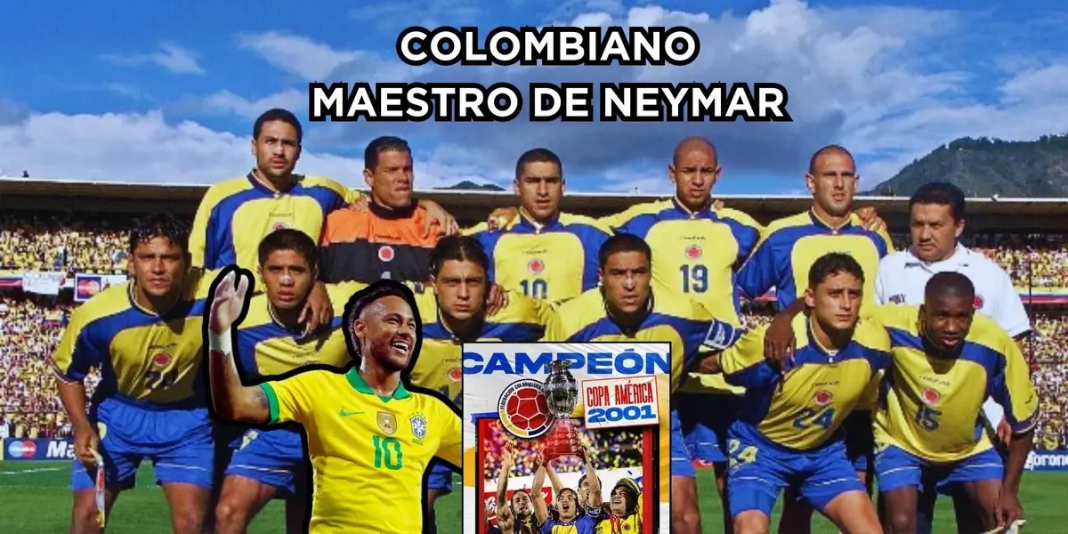 Un ex jugador de la Selección Colombia fue un maestro para Neymar.