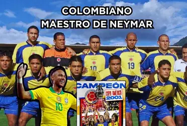 Un ex jugador de la Selección Colombia fue un maestro para Neymar.