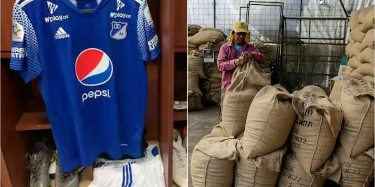 Un ex jugador de Millonarios FC se quedó sin equipo y mientras tanto factura gracias al café.