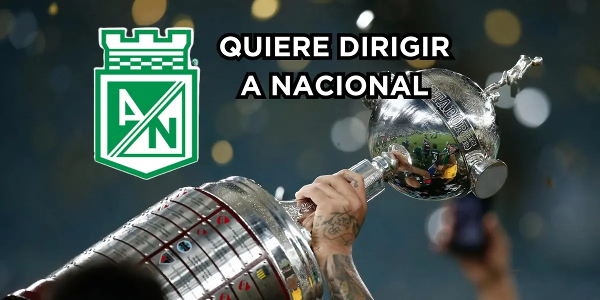 Un ex jugador quiere dirigir al Verde. Foto tomada de Goal.com, logo de Nacional de Seeklogo.