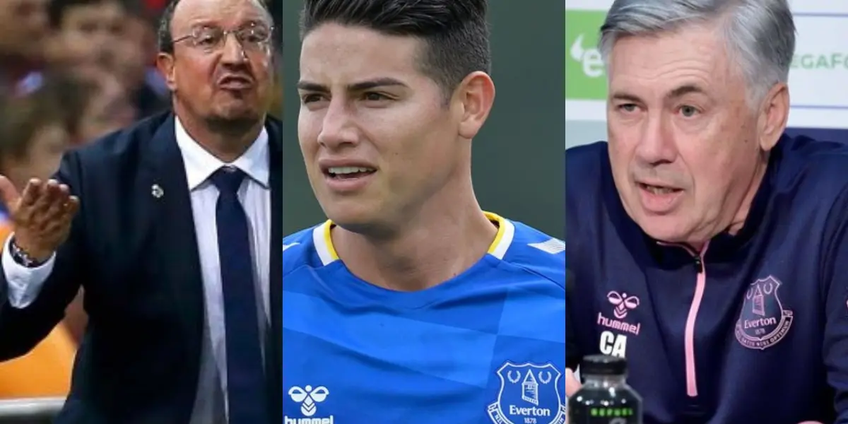 Un ex mano derecha de Carlo Ancelotti sorprendió en lo que dijo sobre James Rodríguez, muy distantes sus palabras de lo que hizo Rafael Benítez con el colombiano.
