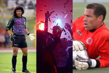 Un ex portero colombiano tenía todo para superar a históricos como Óscar Córdoba y René Higuita, pero fracasó por los excesos que son producto de las fiestas.