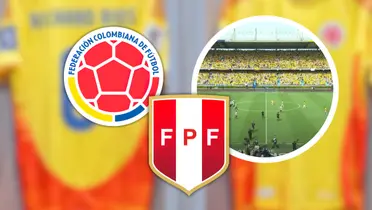 Un futbolista colombiano está en la mira por su pobre desempeño ante Perú. Foto: Captura de Gol Caracol, Escudoteca y FCF