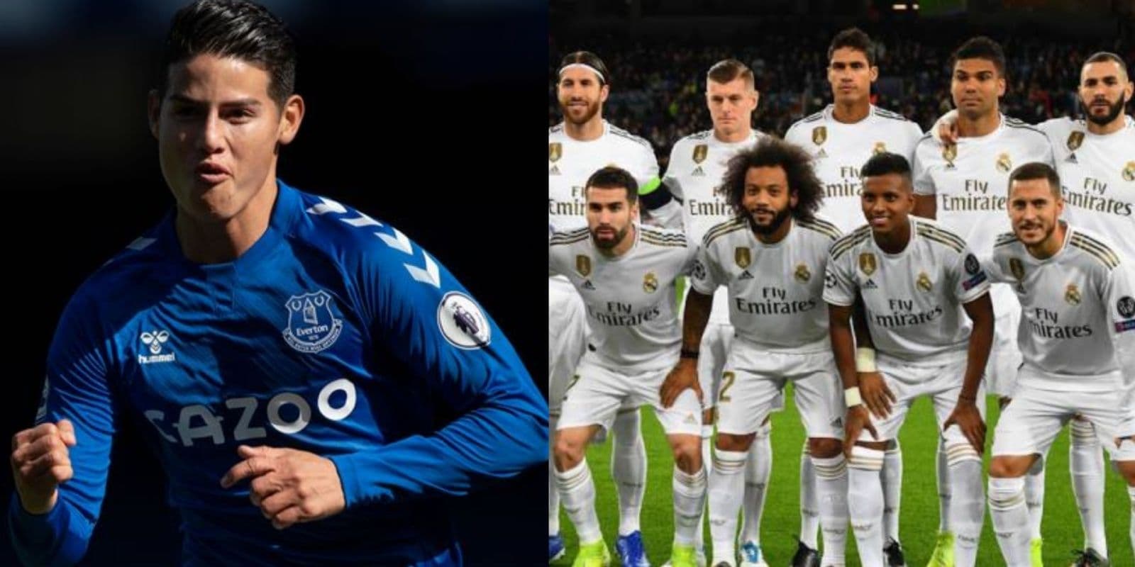 Un futbolista de Real Madrid atraviesa una situación similar a la que pasó James Rodríguez al mando de Zinedine Zidane.