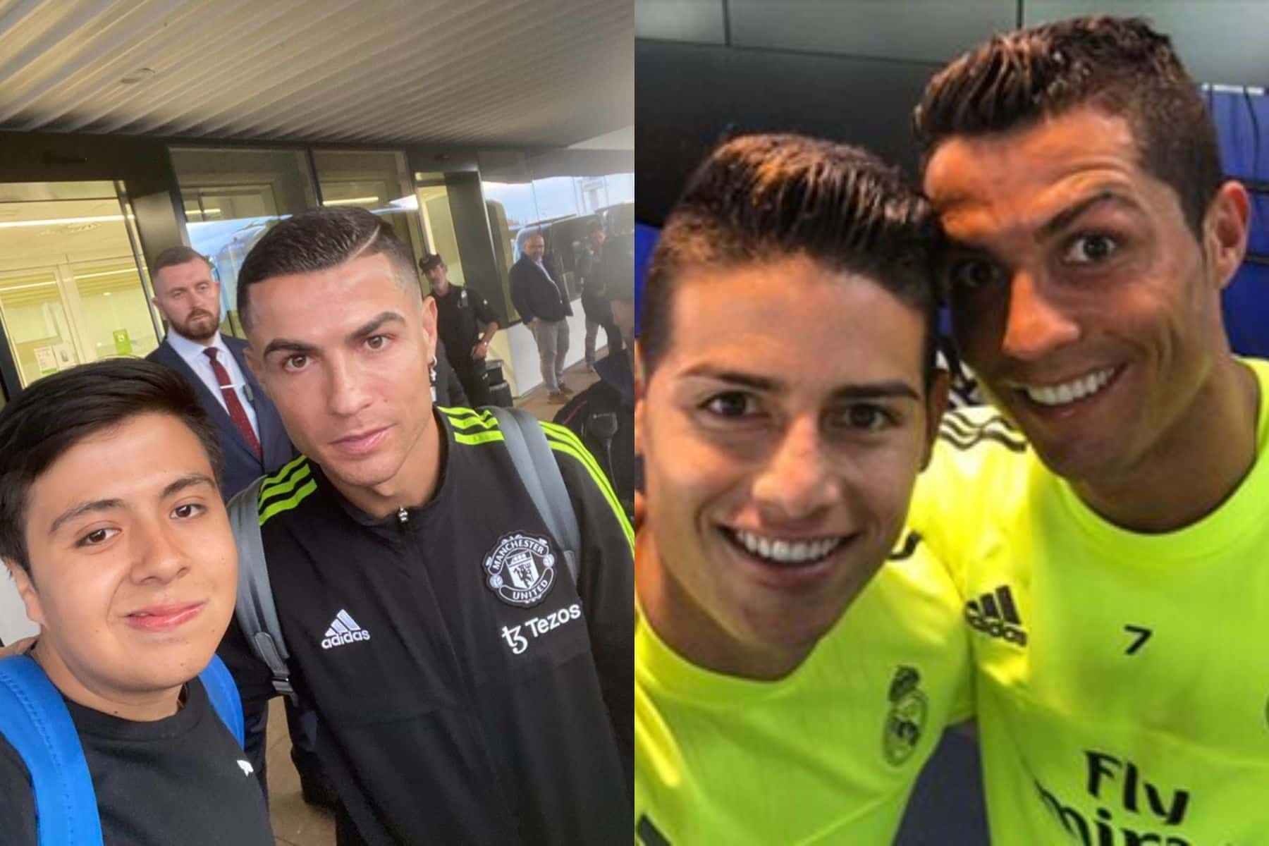 Un hincha colombiano tuvo la dicha de conocer a Cristiano Ronaldo, la historia fue peculiar, algo que ni James llegó a hacer.