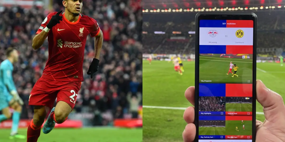 Un hincha grabó un vídeo con su celular, donde se alcanza ver otro ángulo del primer gol de Luis Díaz con el Liverpool y la toma es impactante.