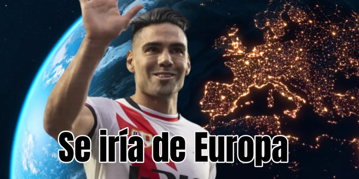 Un importante club de otro continente está interesado en él. Foto de fondo tomada de Twinkl y de Falcao de Futbolred.