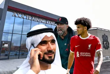 Un jeque árabe quería sacar a Luis Díaz del Liverpool y Jürgen Klopp reaccionó.