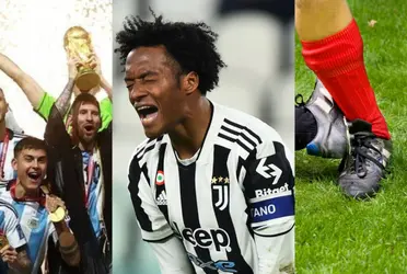 Un jugador argentino casi lesiona a Juan Guillermo Cuadrado.