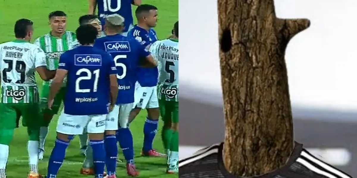 Un jugador de Atlético Nacional fue un tronco totalmente contra Millonarios FC en el clásico.