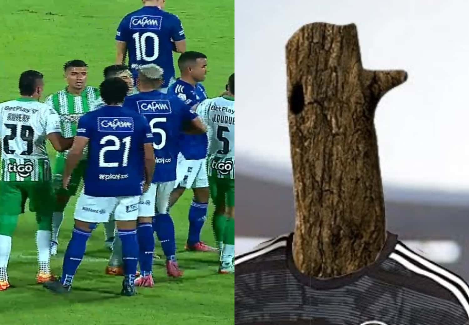 Un jugador de Atlético Nacional fue un tronco totalmente contra Millonarios FC en el clásico.
