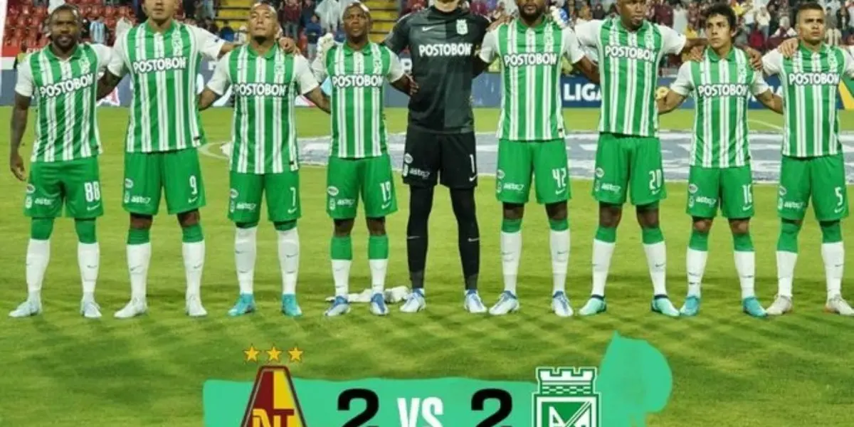 Un jugador de Atlético Nacional según los hinchas también fue culpable del empate contra Deportes Tolima.