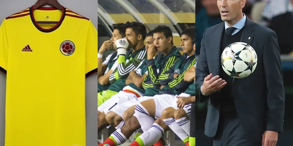 Un jugador colombiano llegó a rechazar al Real Madrid de Zinedine Zidane y ahora come banca en su club.