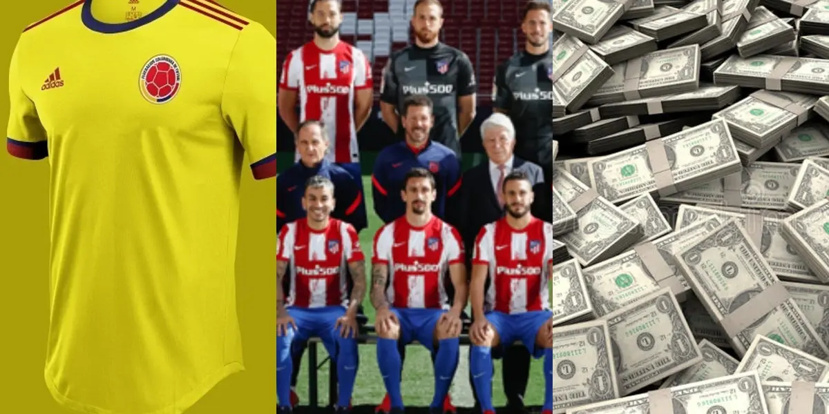 Un jugador colombiano que estuvo en las filas del Atlético de Madrid y que no fue aprovechado, ahora vale una inmensa fortuna.