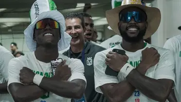 Un jugador de Atlético Nacional se agrandó después de ganar la Superliga. Foto: Instagram