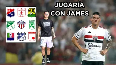Un jugador de la Liga Colombiana le interesa al Sao Paulo de Brasil donde juega James Rodríguez