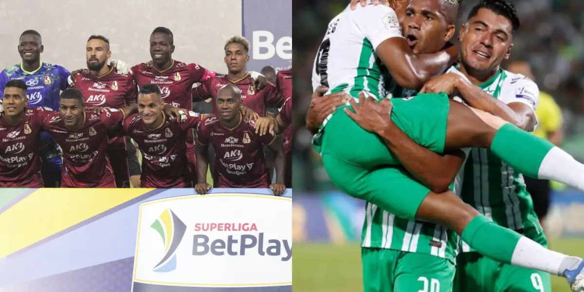 Un jugador del Deportes Tolima antes del partido tuvo un gesto de respeto con todo el Atlético Nacional.