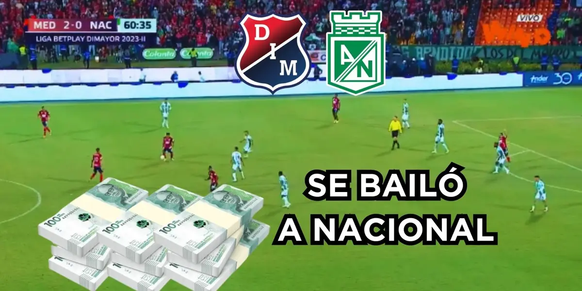 Un jugador del DIM se bailó a todo Atlético Nacional.