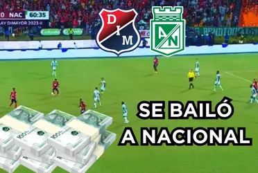 Un jugador del DIM se bailó a todo Atlético Nacional.