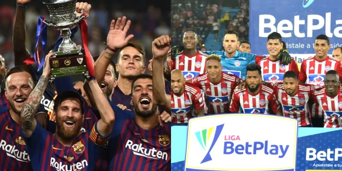 Un jugador del Junior FC dejó unos comentarios comparándose en superioridad con un futbolista del FC Barcelona, pese a que lo admira.