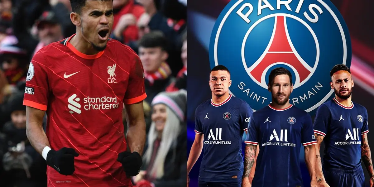 Un jugador estrella del PSG podría llegar al Liverpool de Luis Díaz.