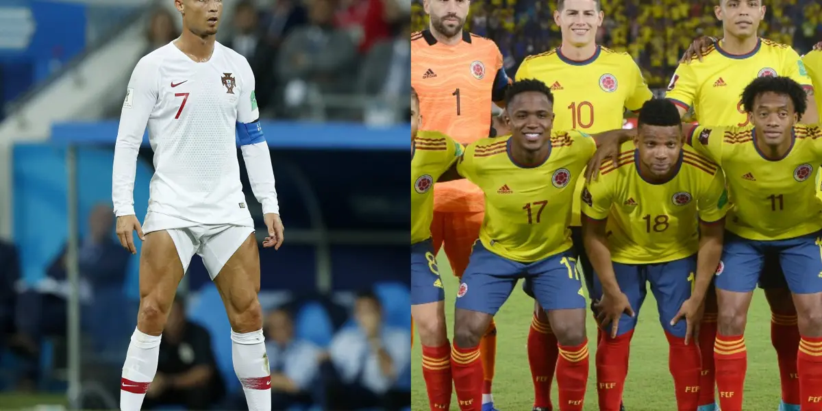 Un jugador de la Selección Colombia comparte con Cristiano Ronaldo que se ha hecho tratamientos en su parte baja.