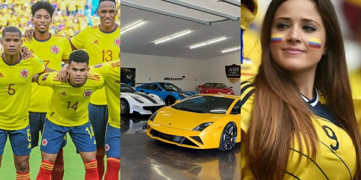 Un jugador de la Selección Colombia es el centro de atracción siempre que sale a conducir alguno de sus lujosos autos. 