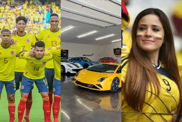 Un jugador de la Selección Colombia es el centro de atracción siempre que sale a conducir alguno de sus lujosos autos. 