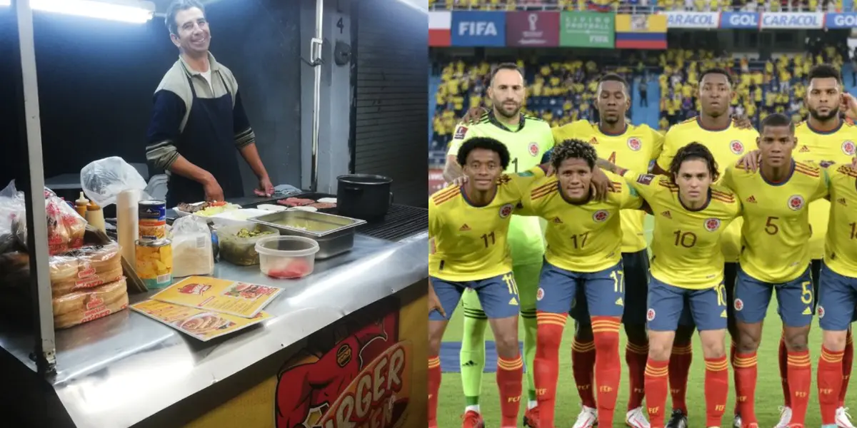 Un jugador de la Selección Colombia que poco protagonismo ha tenido tiene un negocio de hamburguesas en Bogotá.