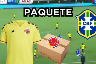 Un jugador de la Selección Colombia quedó como un paquete contra la Selección Brasil.